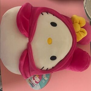 Hello Kitty Plush with Pink and Yellow Accents